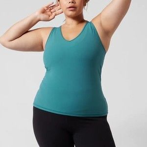NWT Athleta Teal Transcend Tank | Size 3X